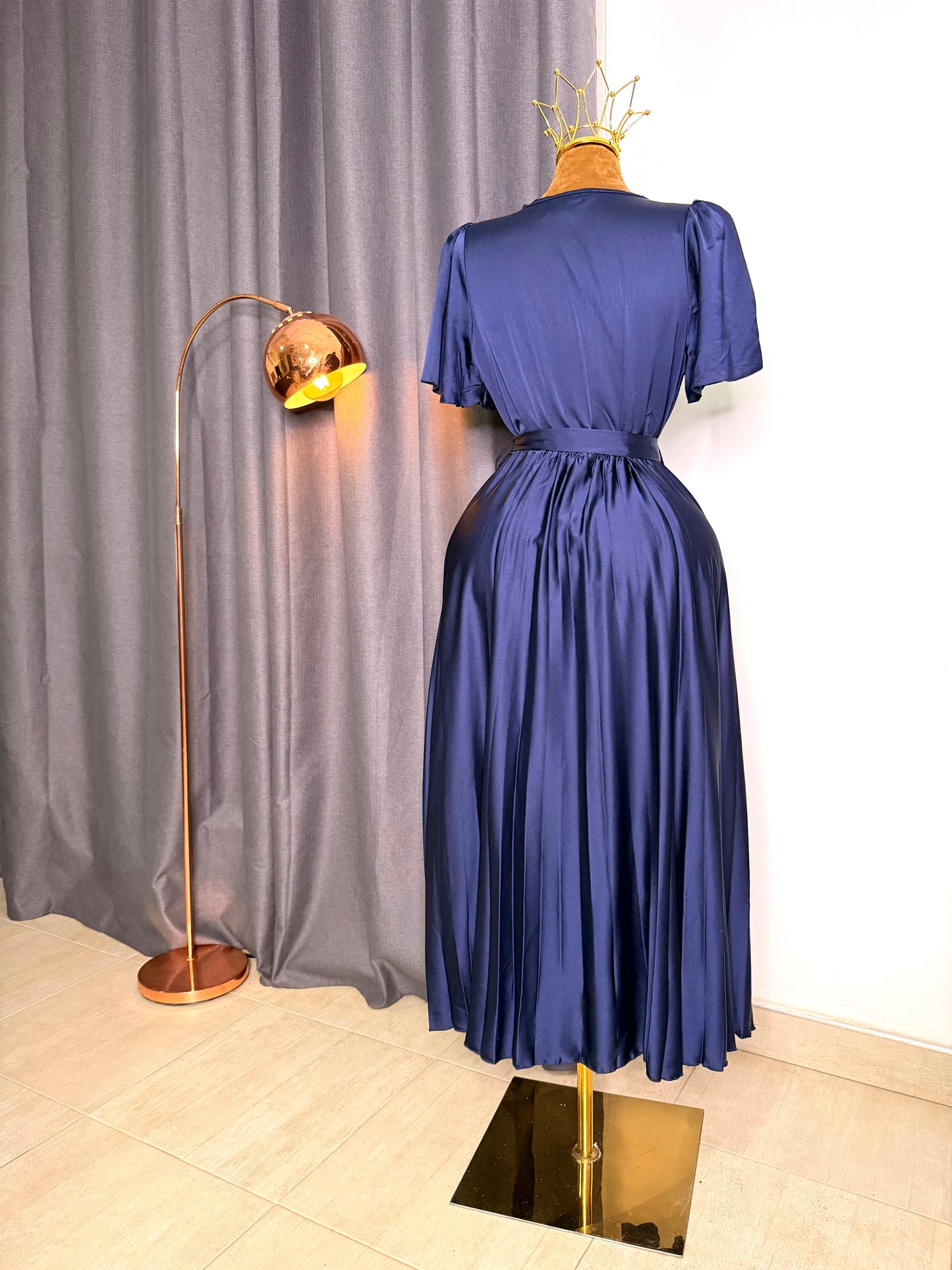 NEW LOOK Size 12 navy blue dress