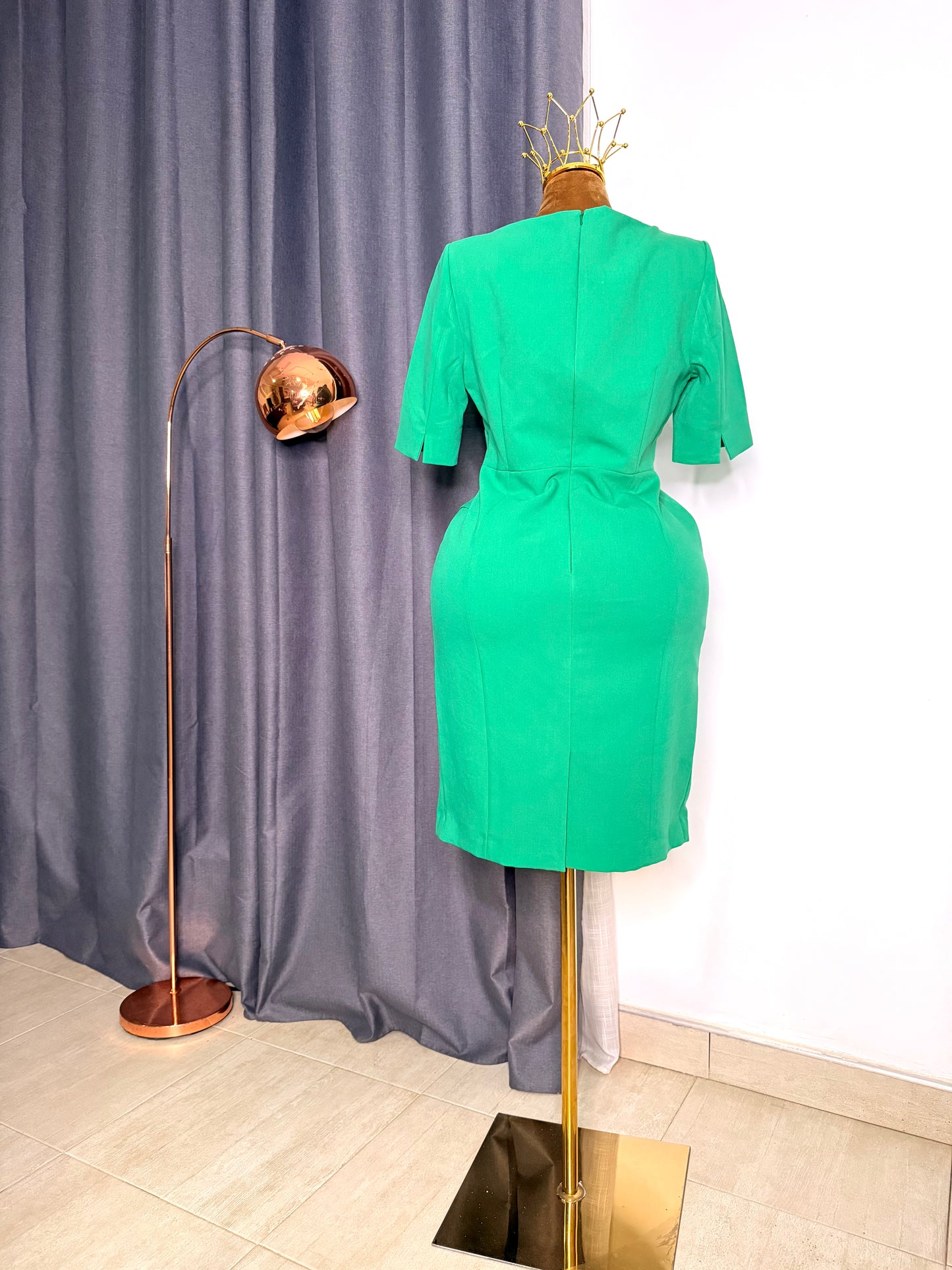 HOBBS Size 14 green dress