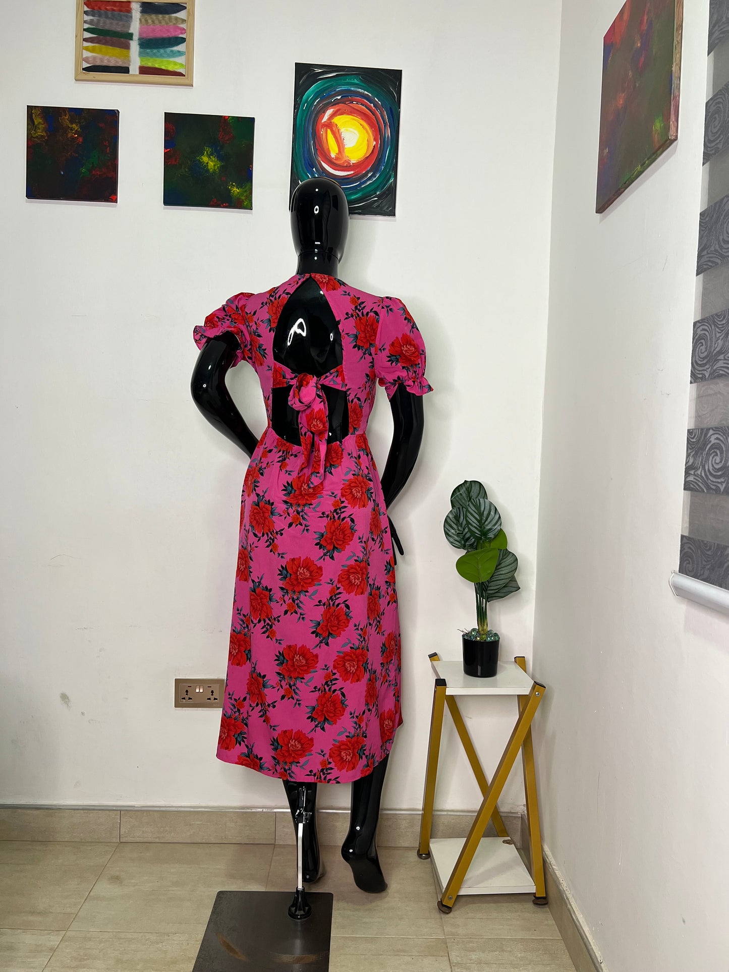 NEW LOOK Size 12 open back dress