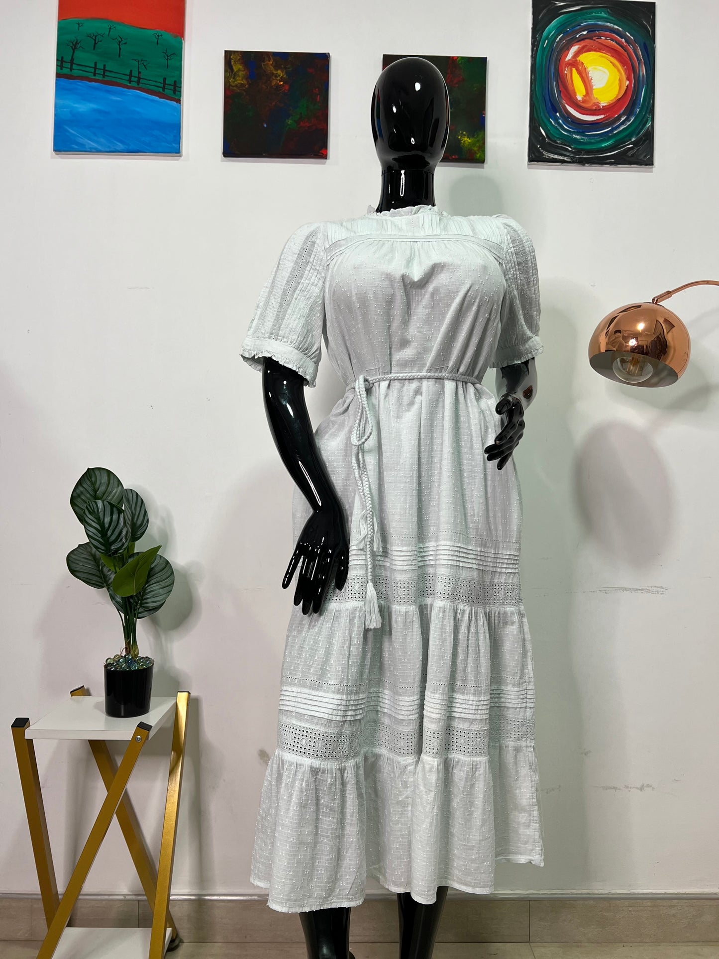 PER UNA Tiered dress