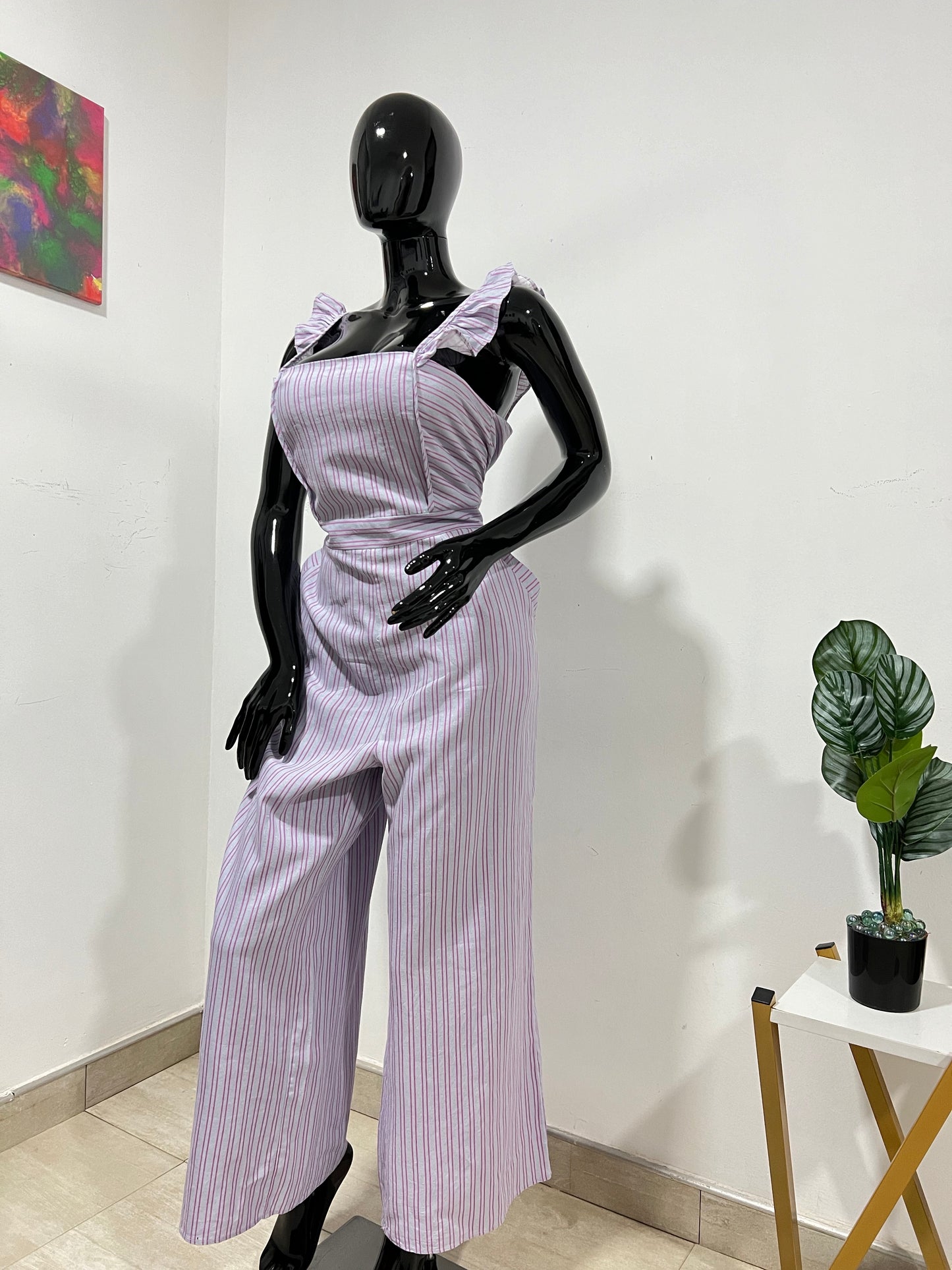 TU- Size 16 striped jumpsuit