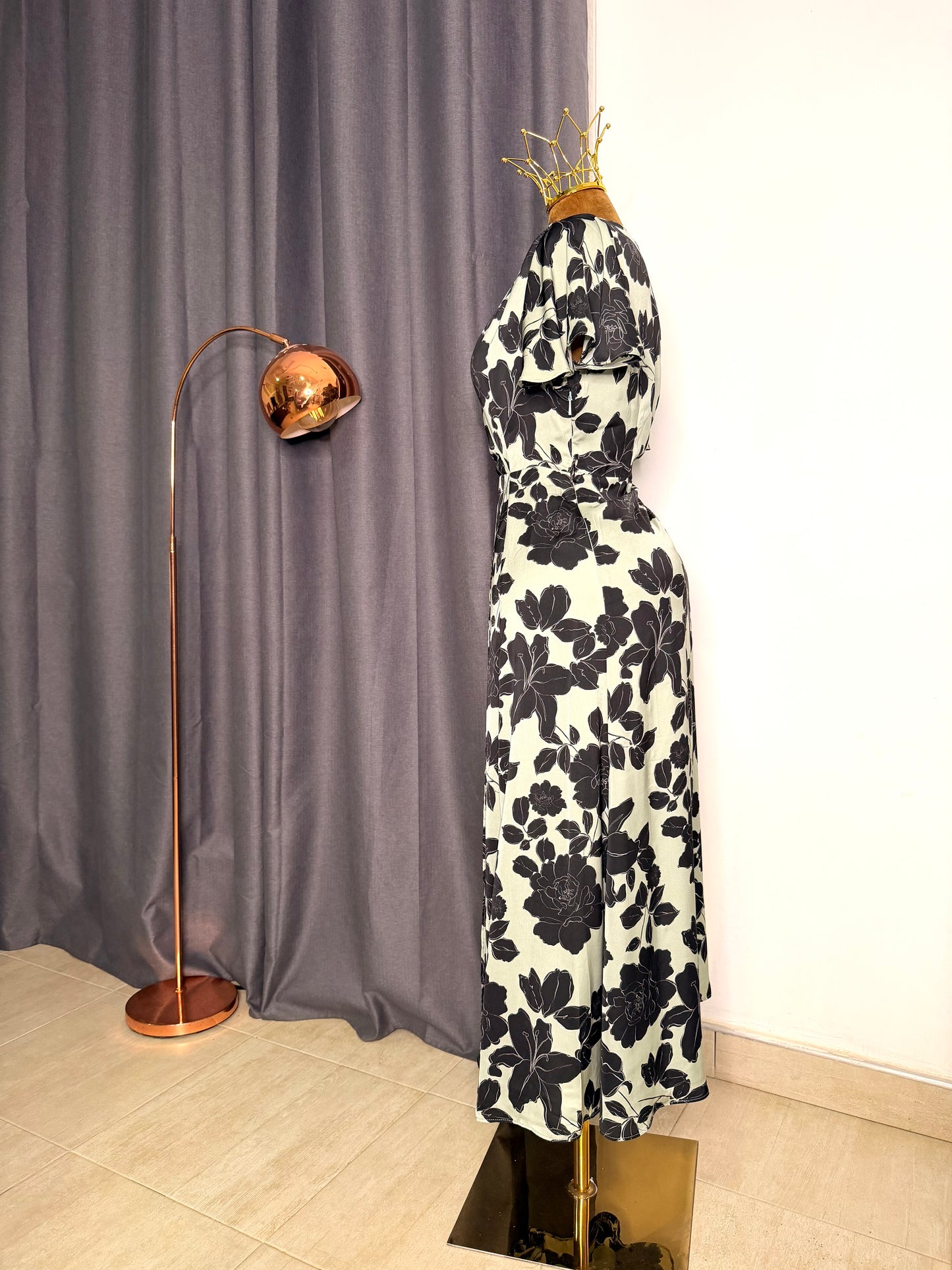 MANGO Size 14 floral print dress