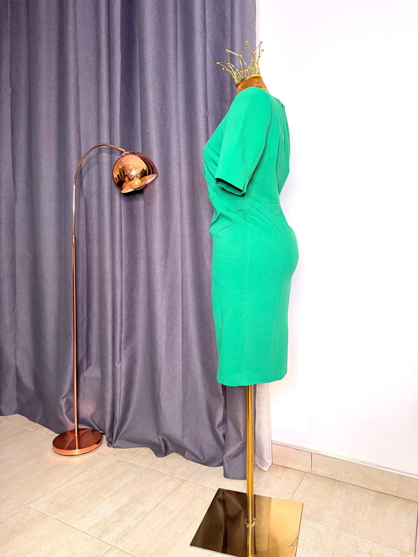 HOBBS Size 14 green dress