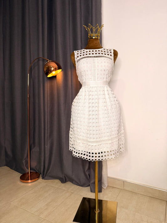 WORTHINGTON Size 14 white lace dress
