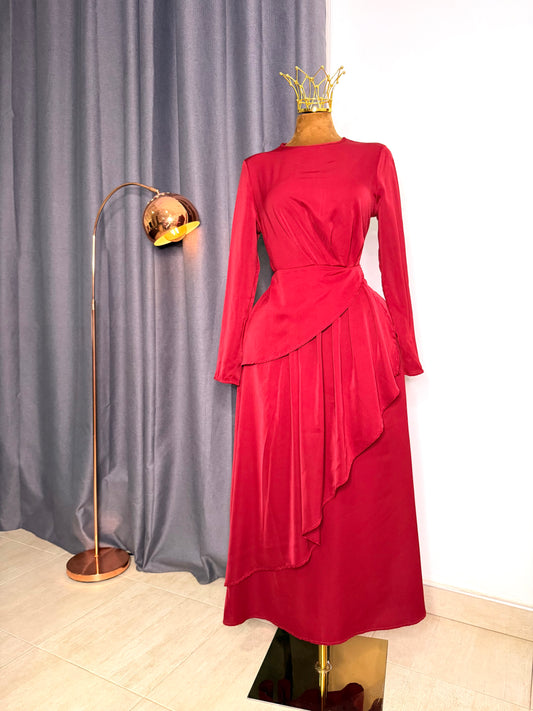SHEIN Size 12/14 red dress