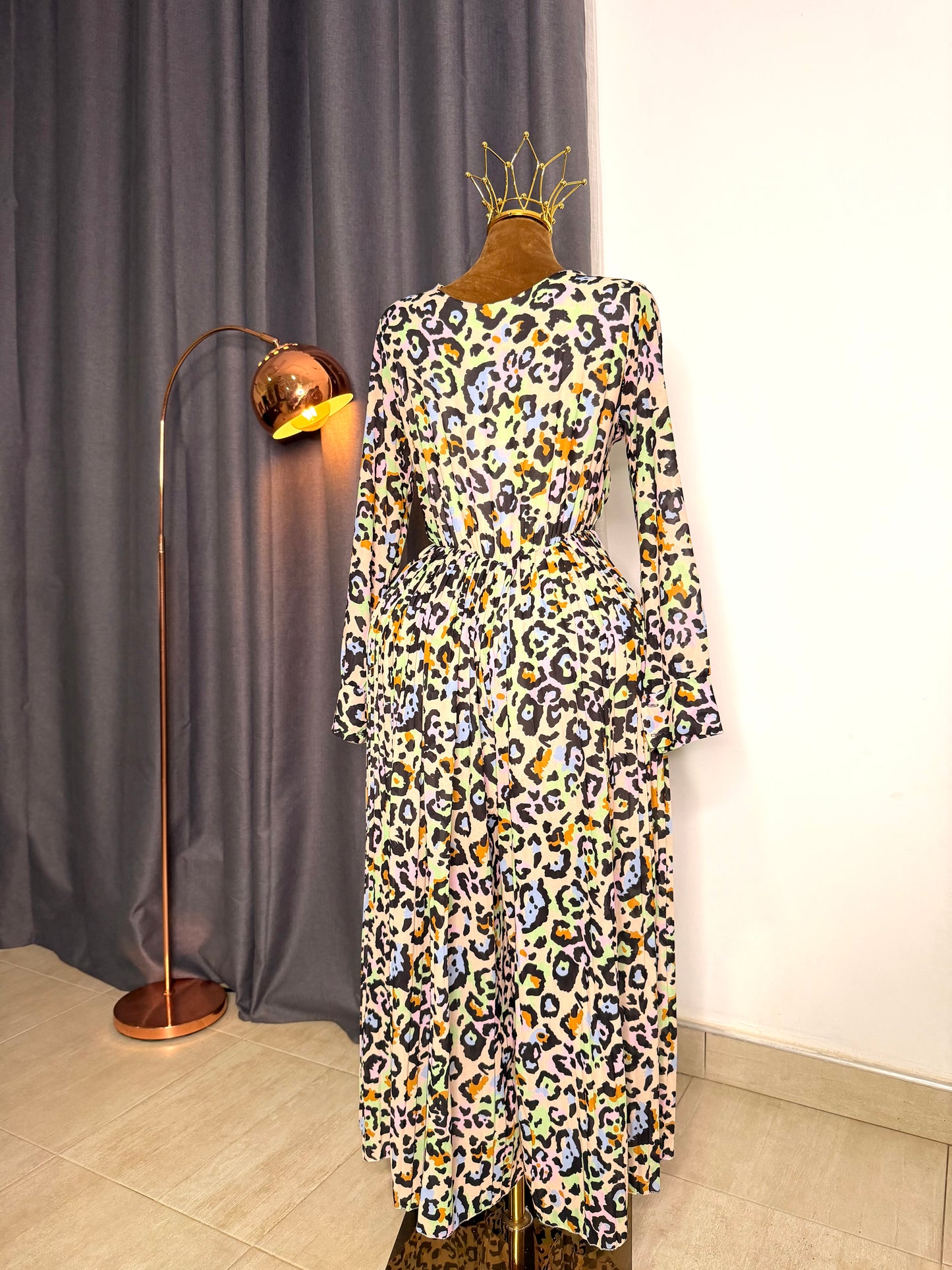 Size 12 animal print jumpsuit