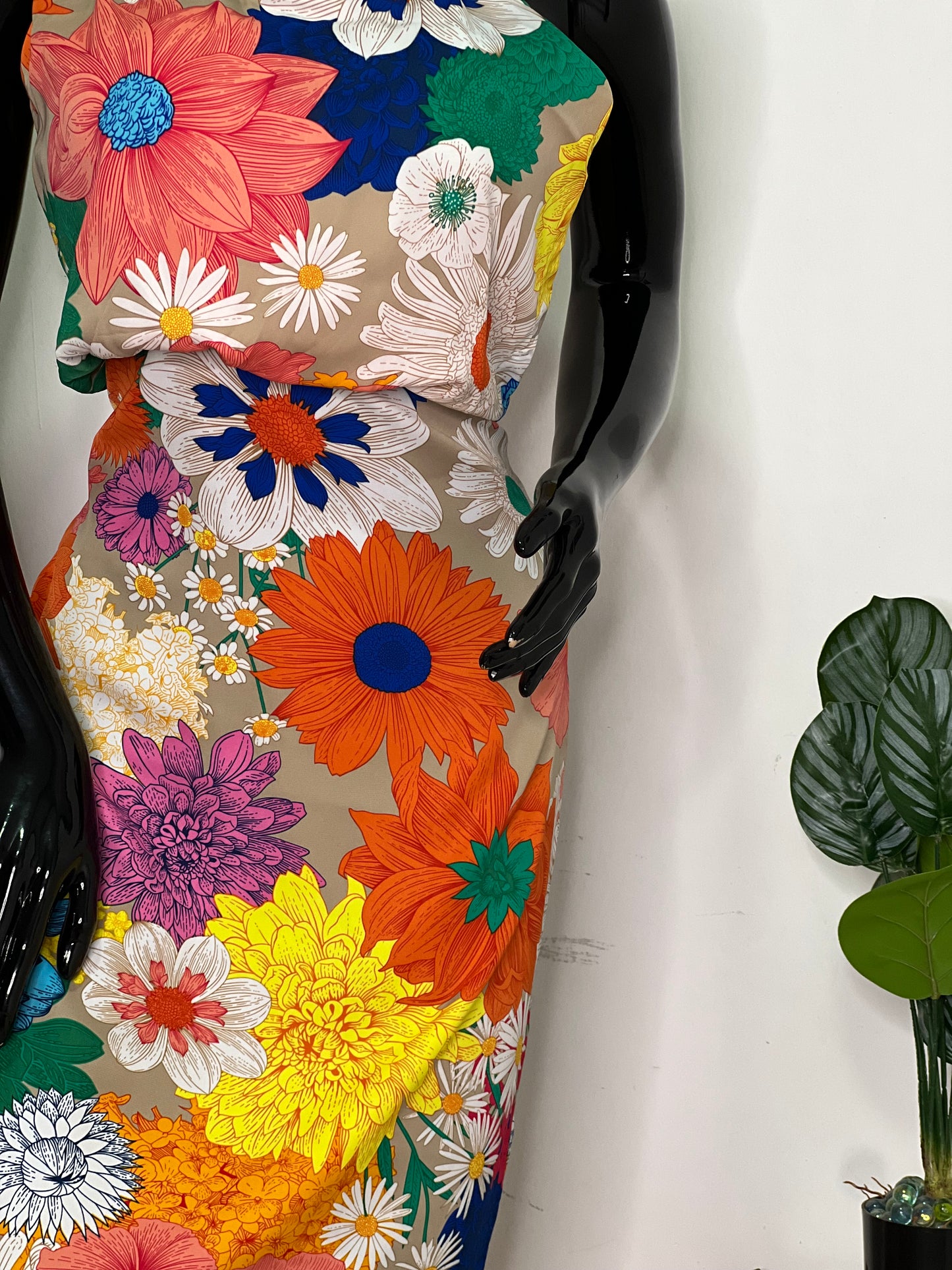 Size 12 floral print dress