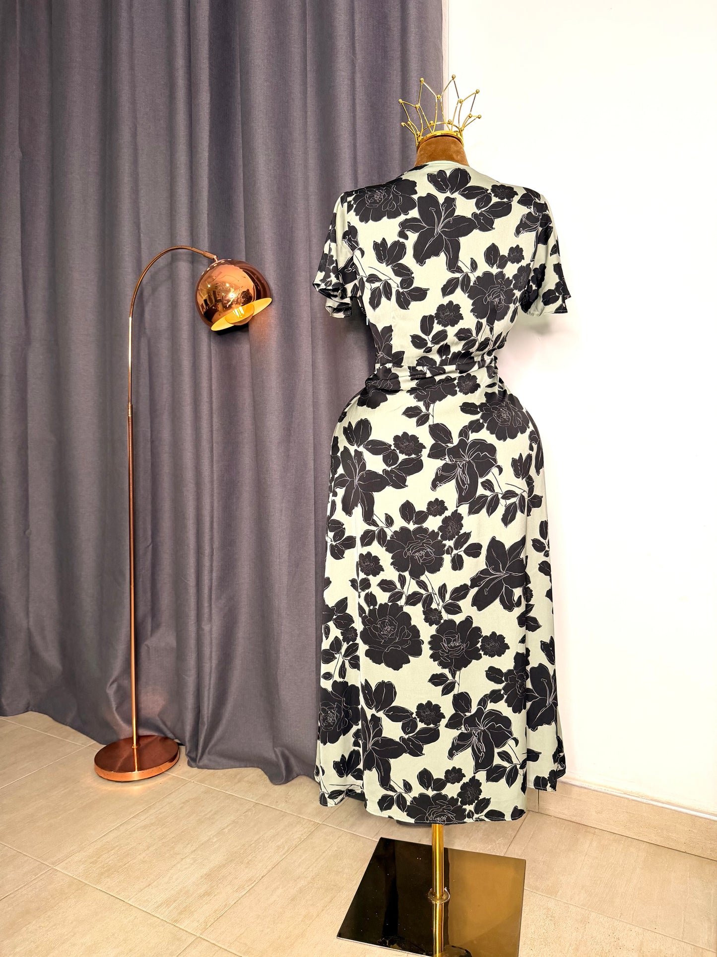 MANGO Size 14 floral print dress