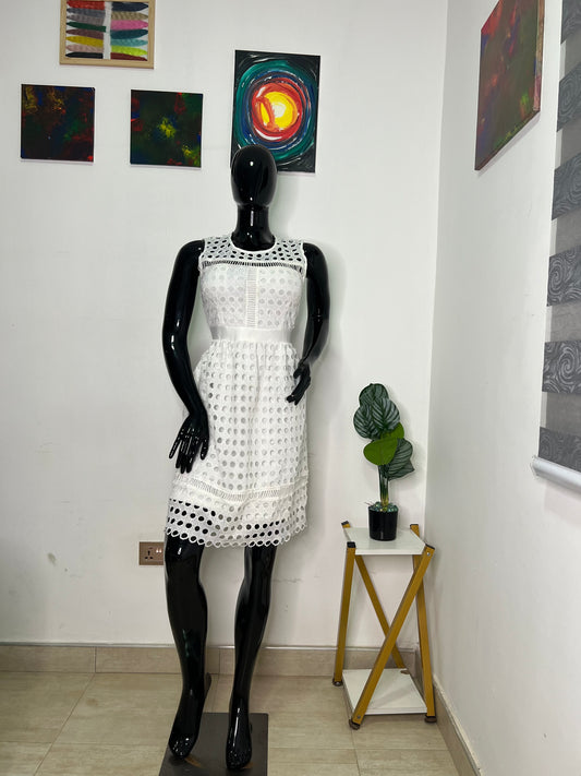 WORTHINGTON Size 14P white dress