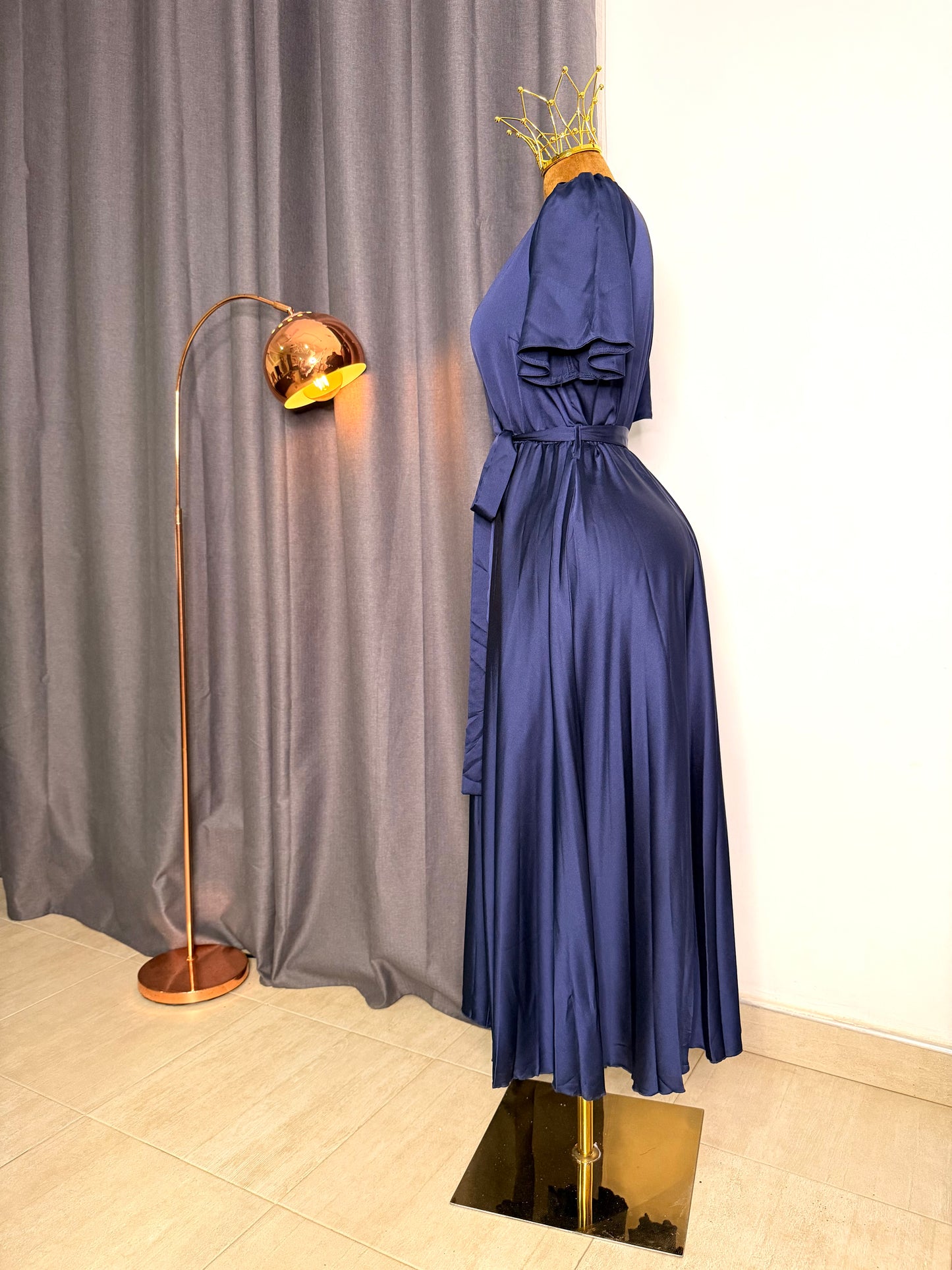 NEW LOOK Size 12 navy blue dress