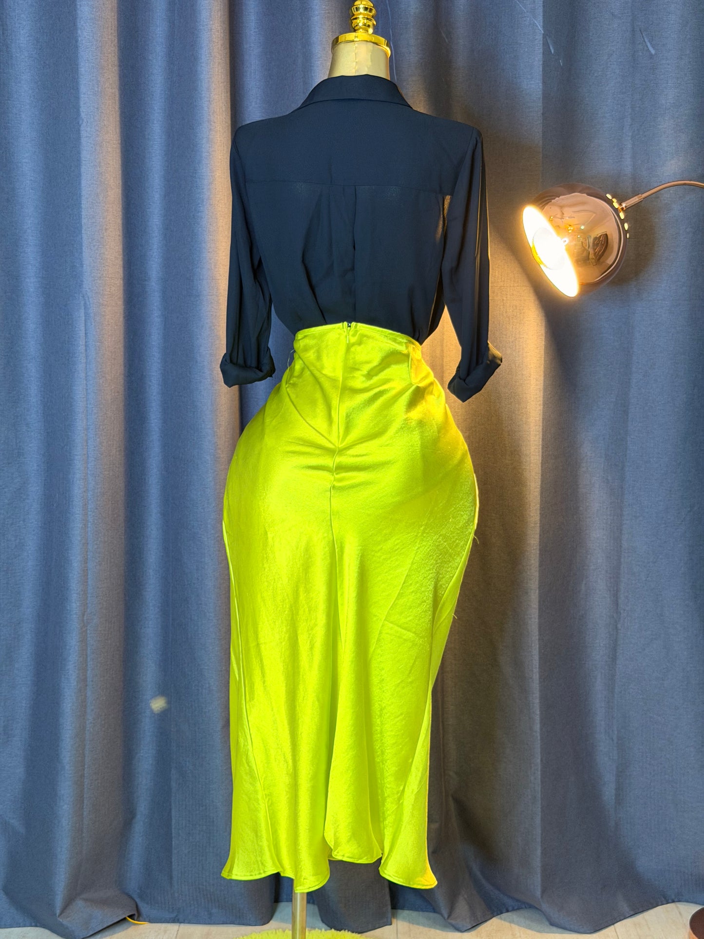 TOPSHOP Size 16 silk skirt