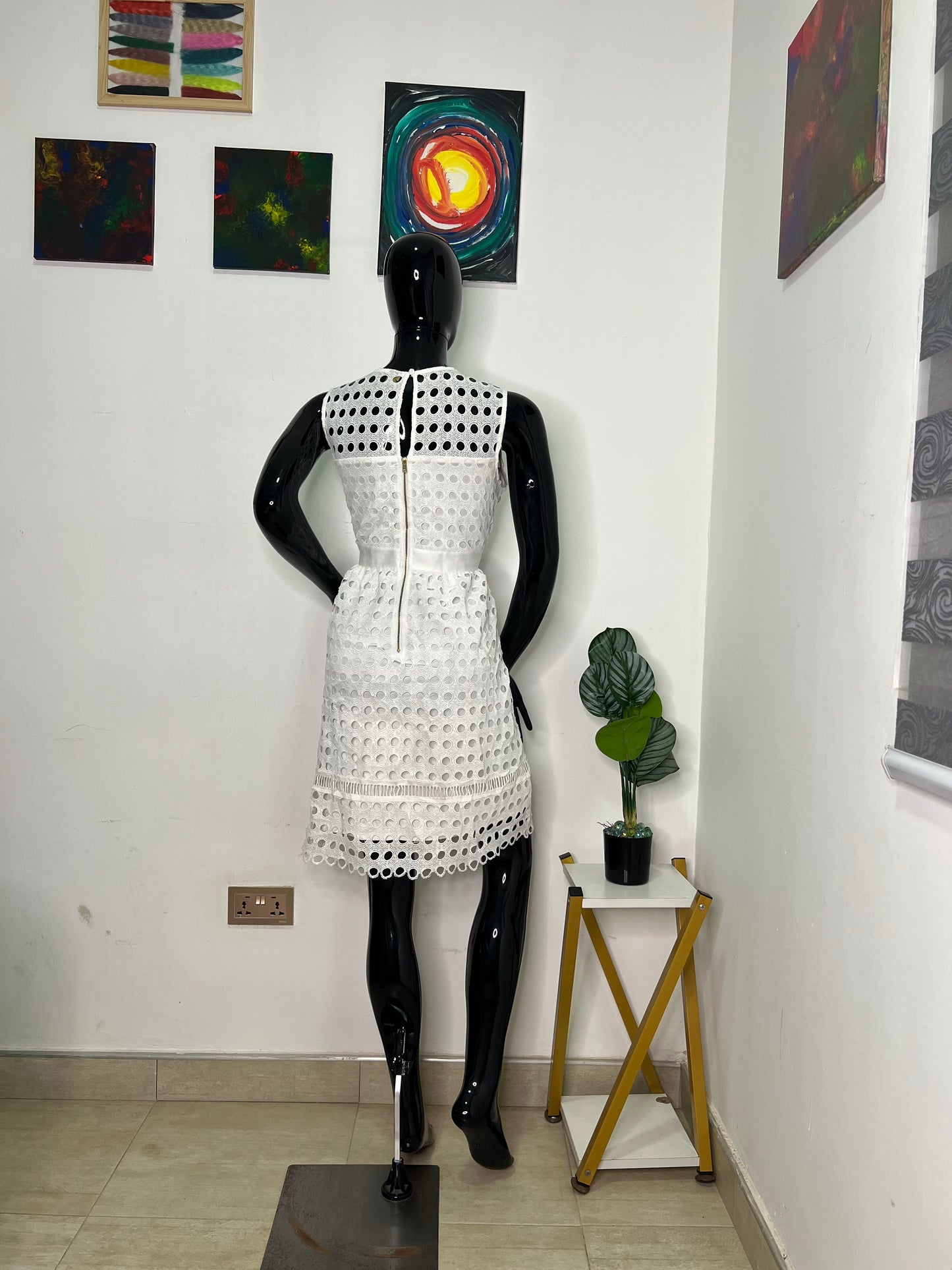 WORTHINGTON Size 14P white dress