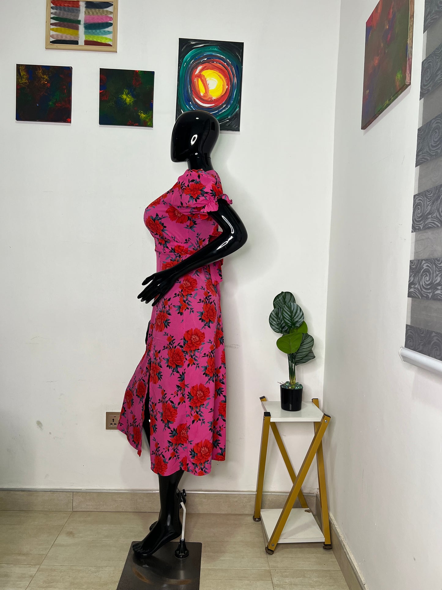 NEW LOOK Size 12 open back dress