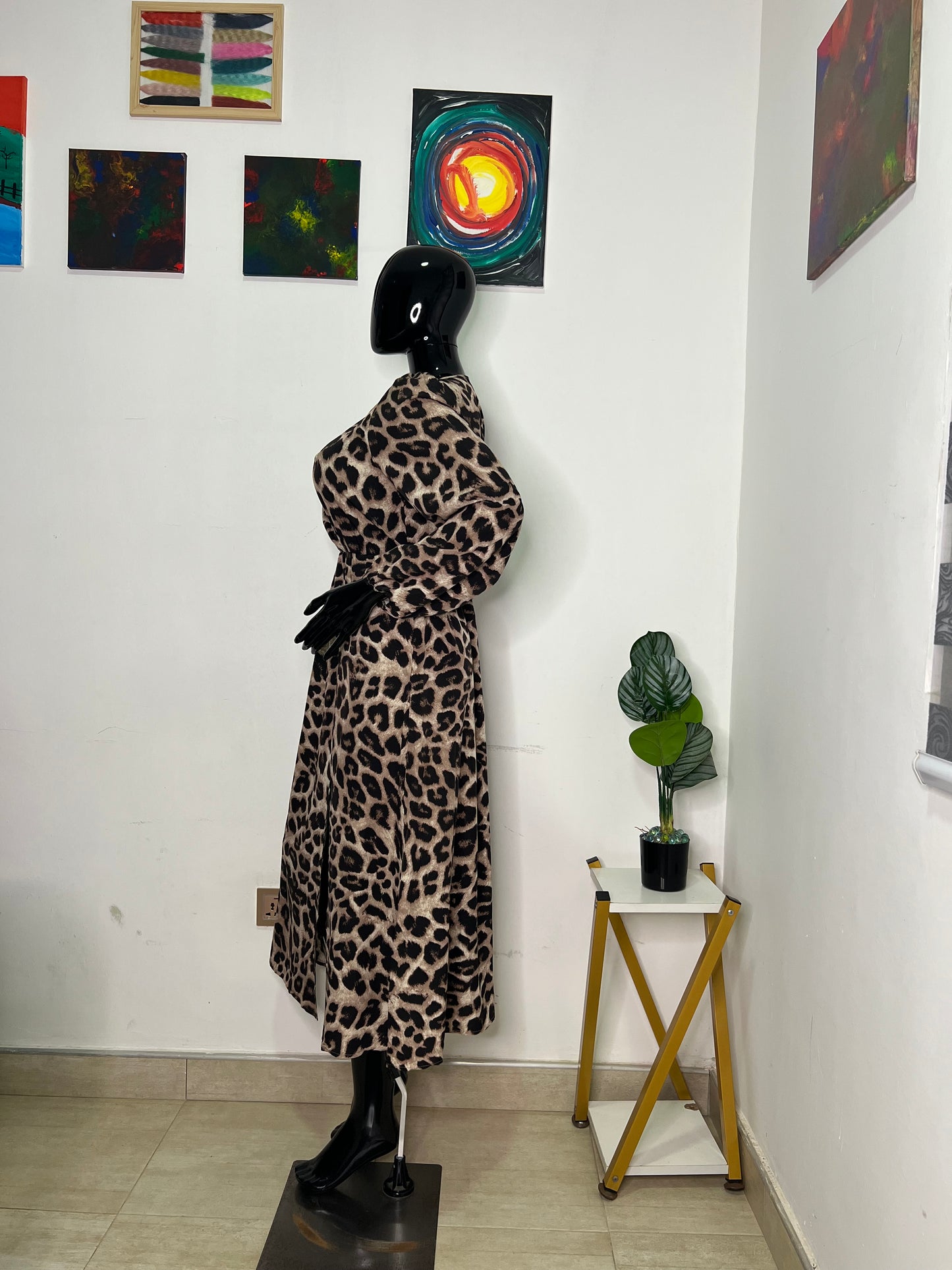Size 12 animal print dress