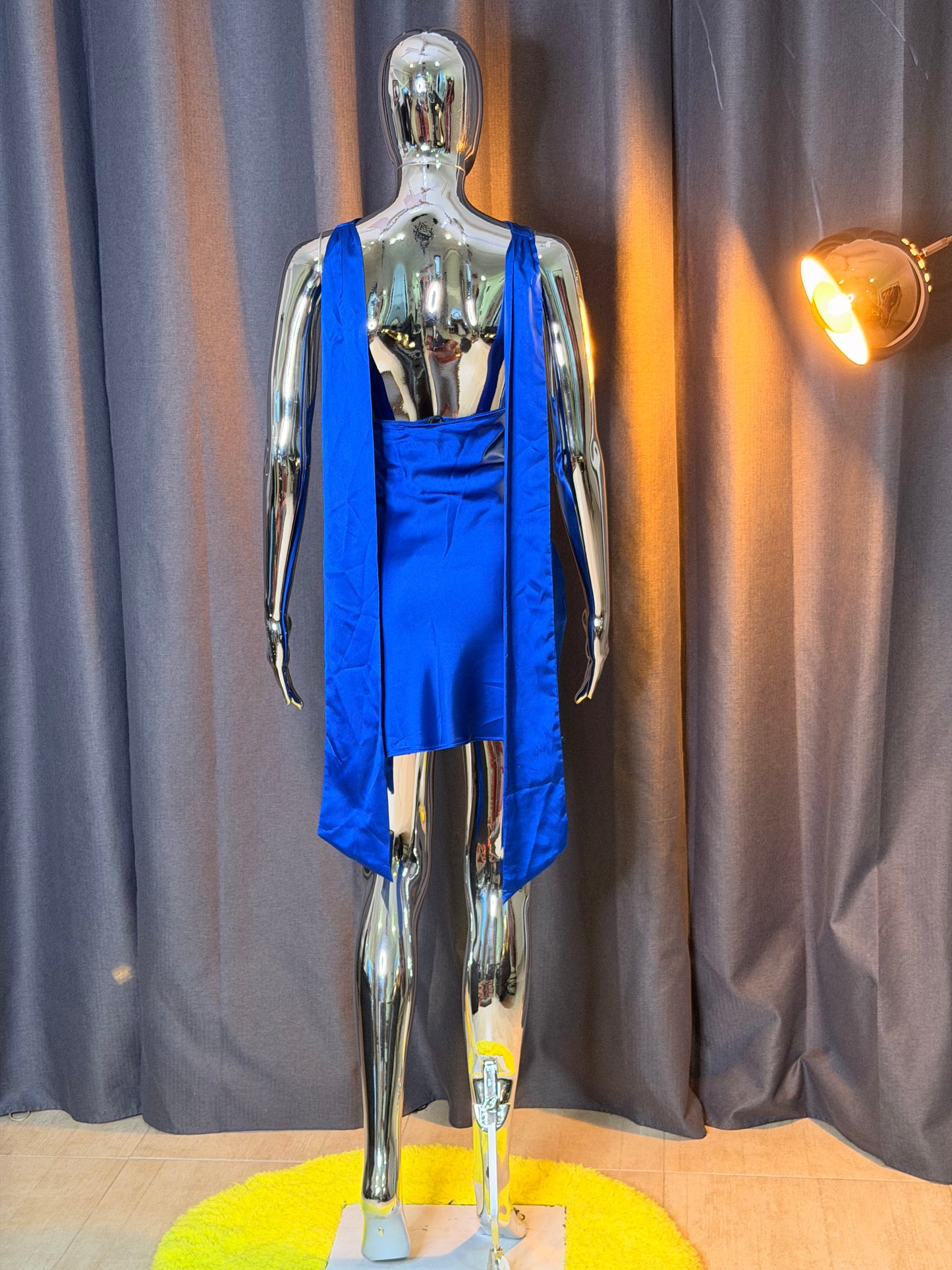 BERSHKA Size XS/6/8 silk dress
