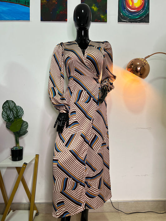 VILLA Size 10 wrap dress