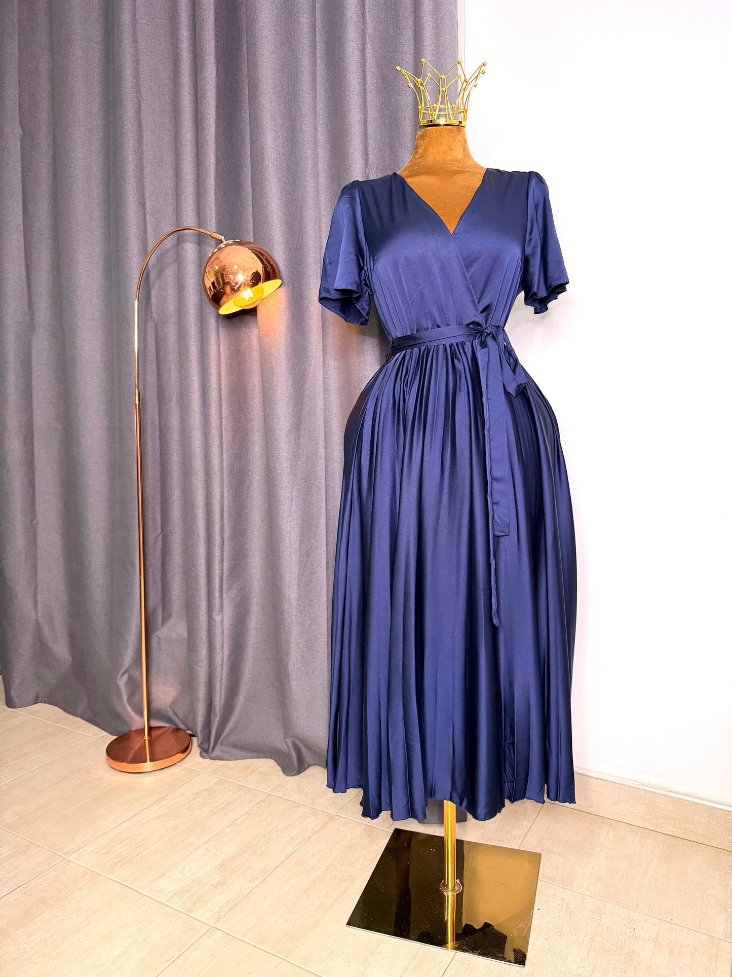 NEW LOOK Size 12 navy blue dress