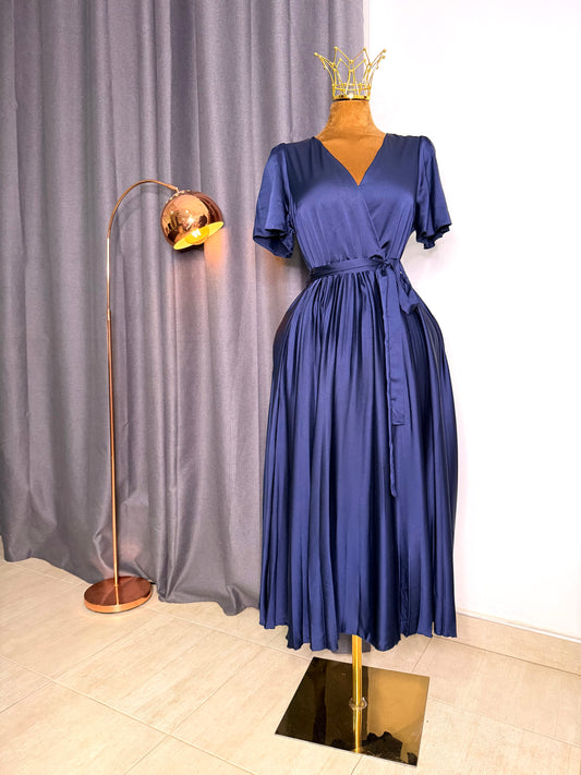 NEW LOOK Size 12 navy blue dress