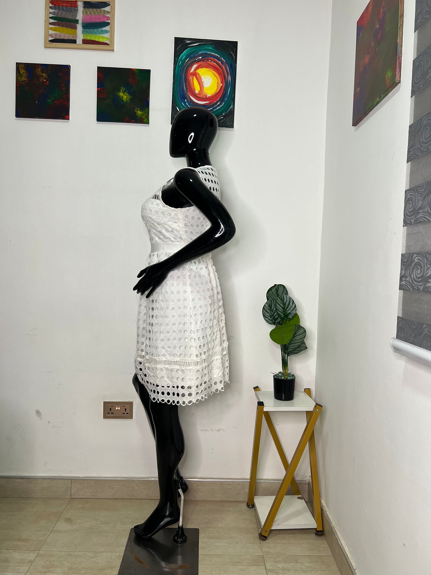 WORTHINGTON Size 14P white dress