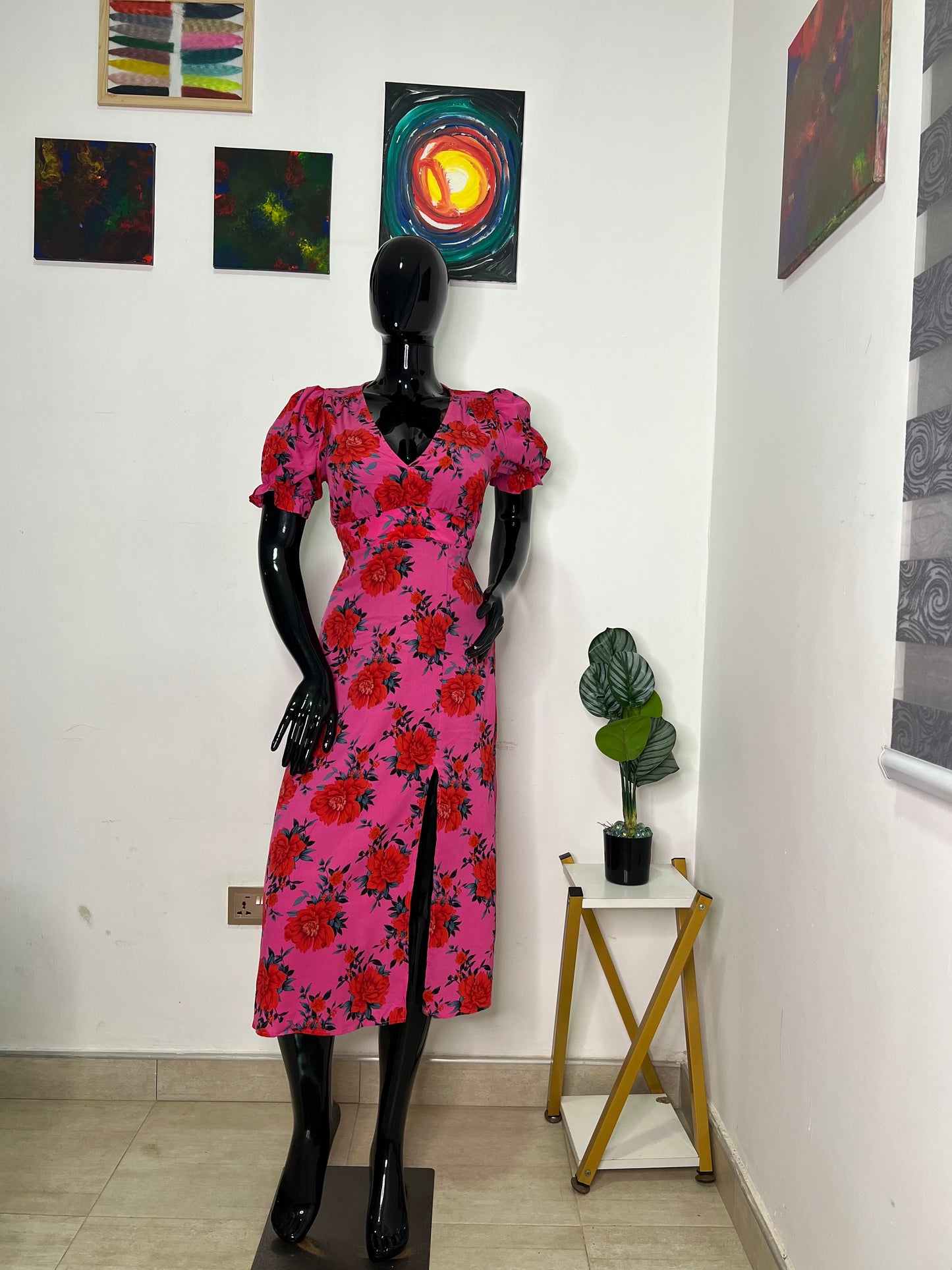 NEW LOOK Size 12 open back dress