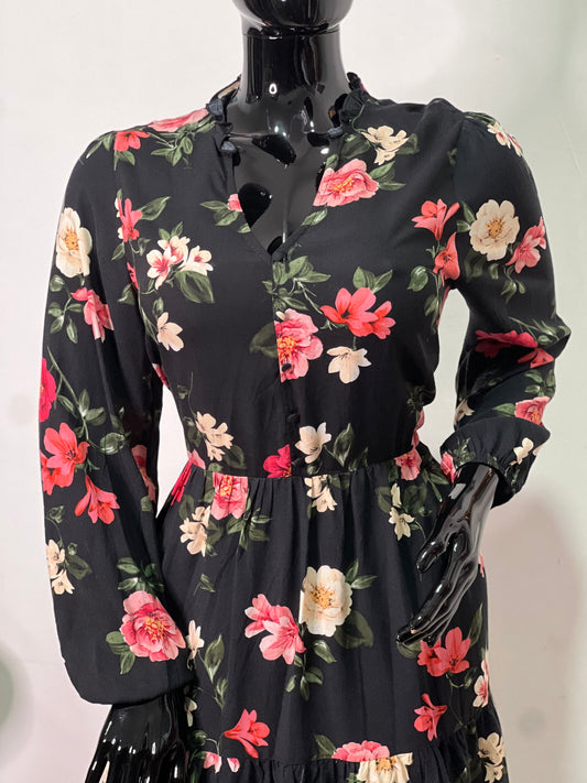 NEW LOOK Size 16 Floral casual dress