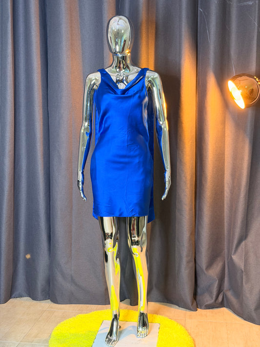 BERSHKA Size XS/6/8 silk dress