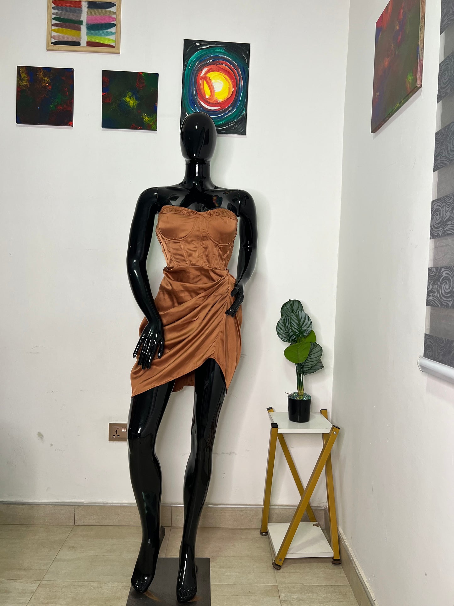 PRETTYLITTLETHING Size 14 corset dress