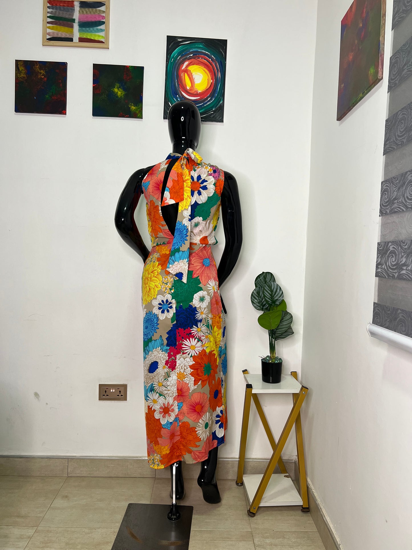 Size 12 floral print dress