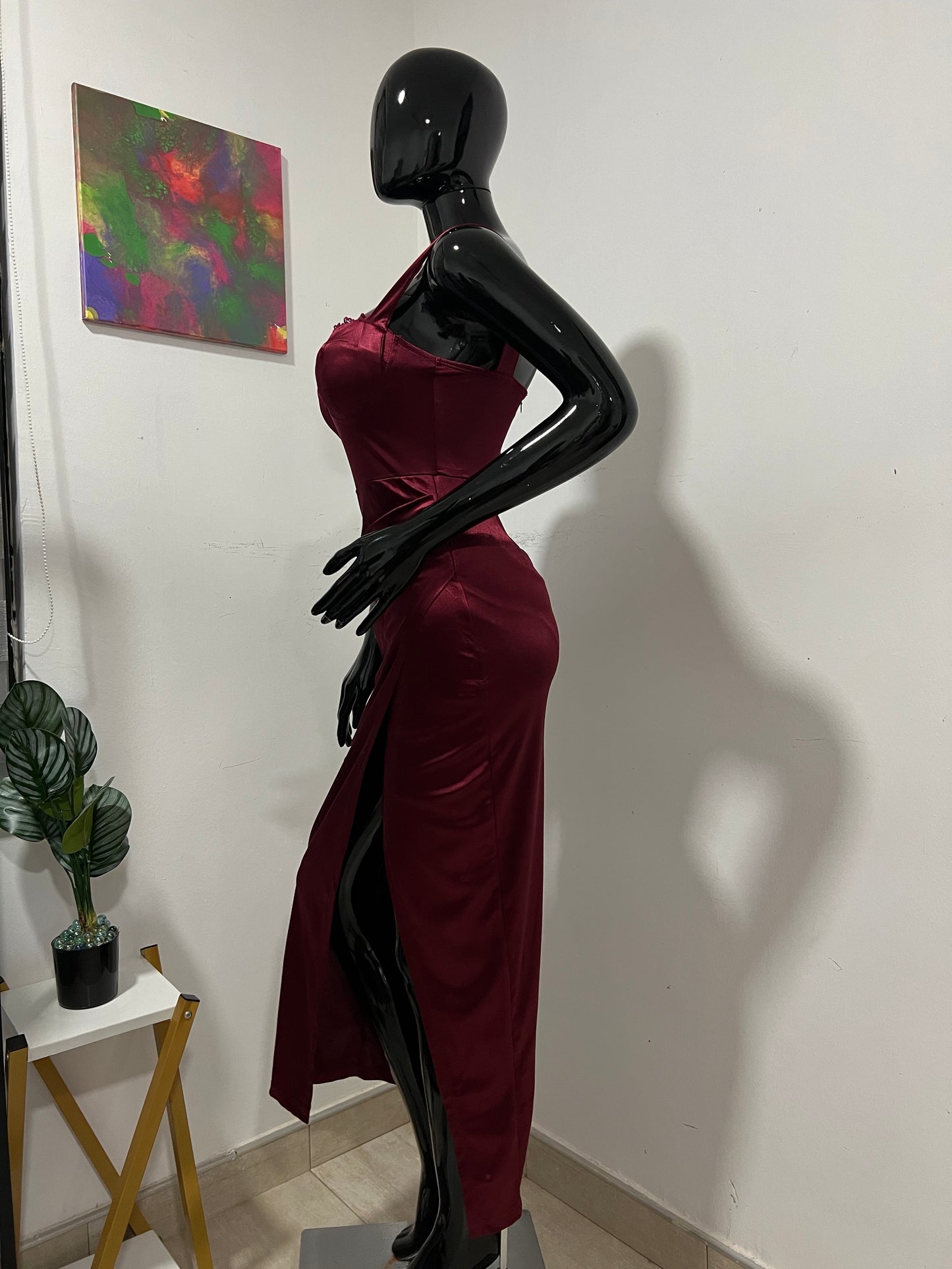 Size 12 wine evening dress