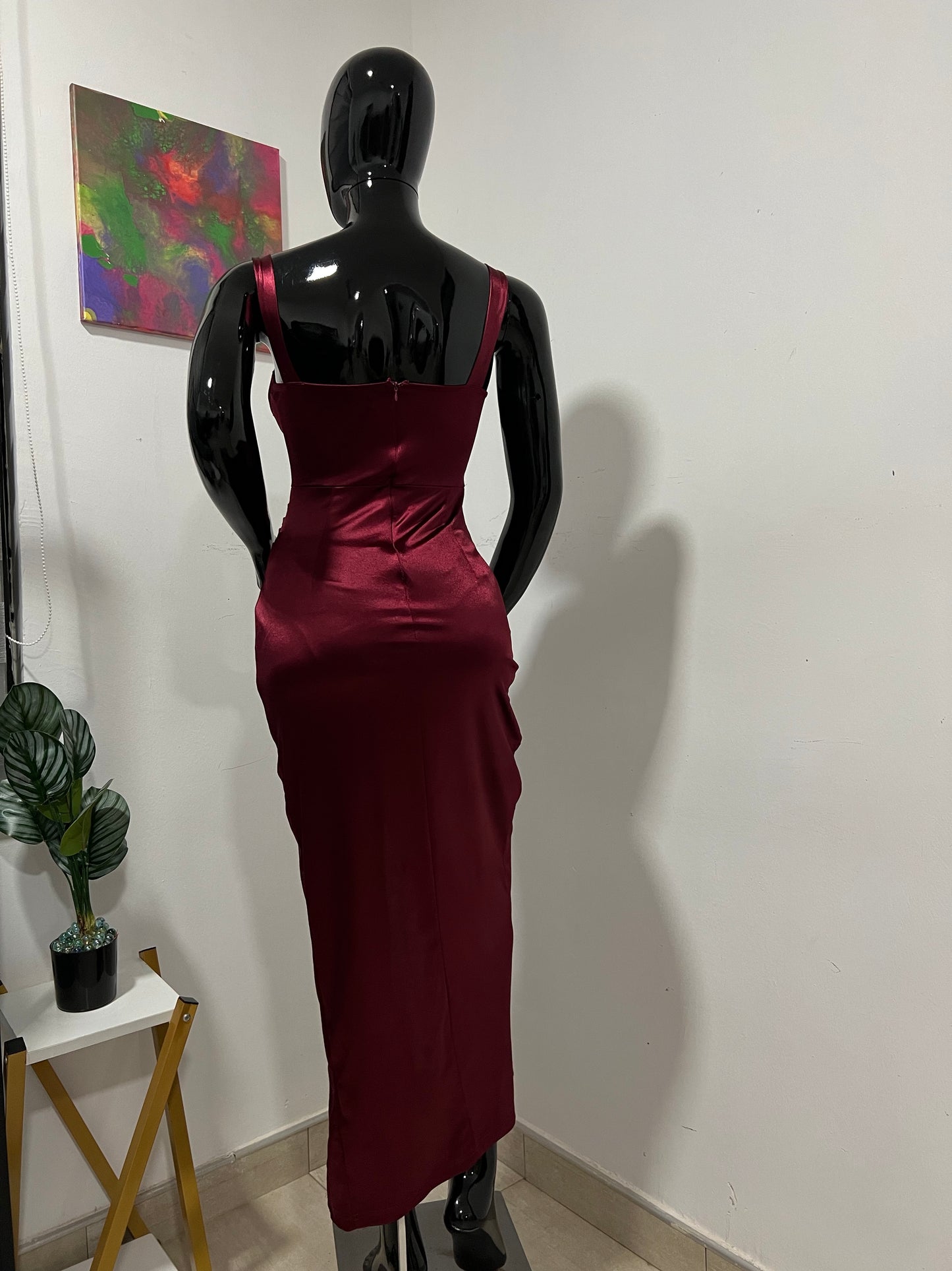 Size 12 wine evening dress