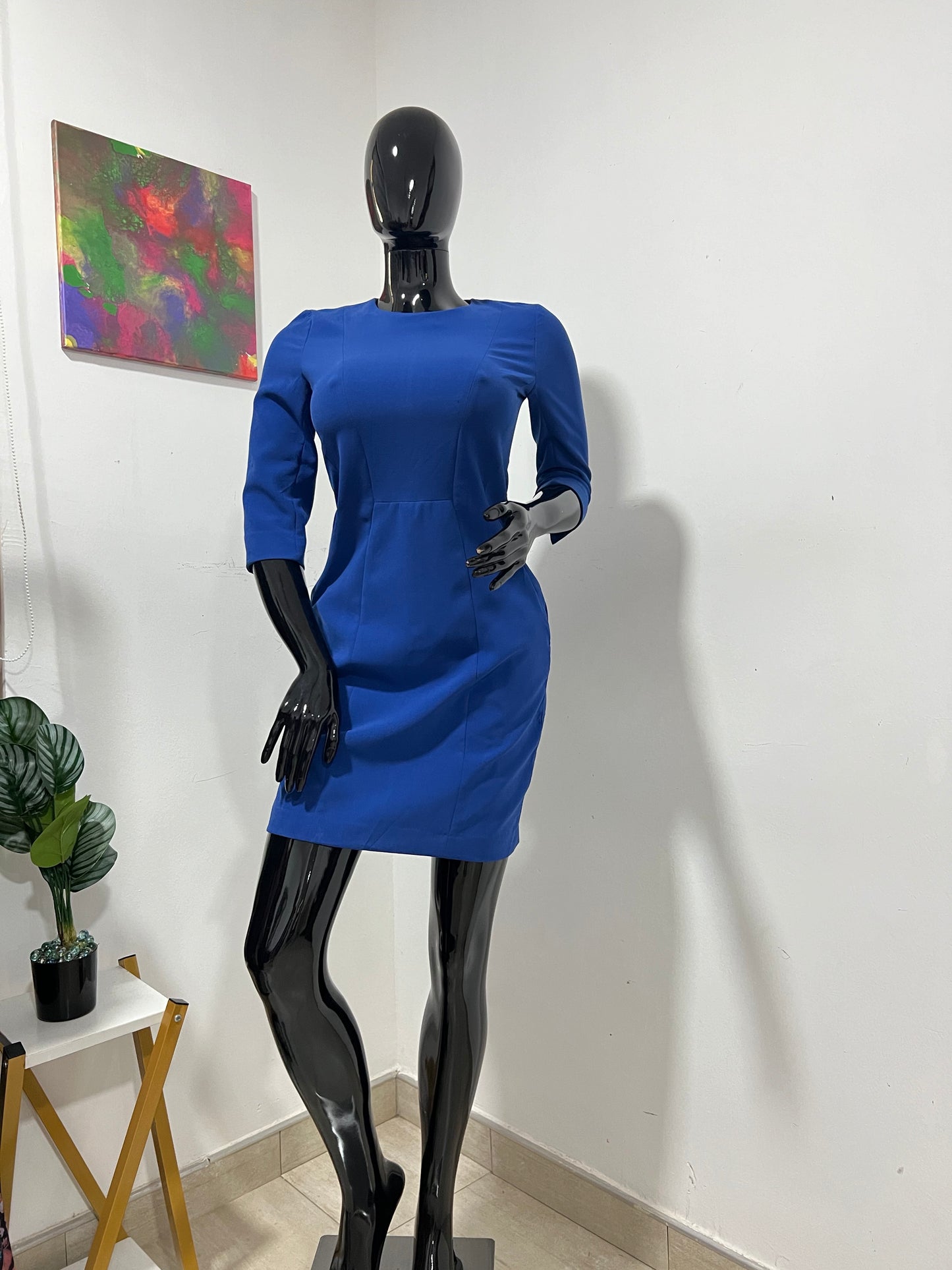 H&M - Size 12 blue dress