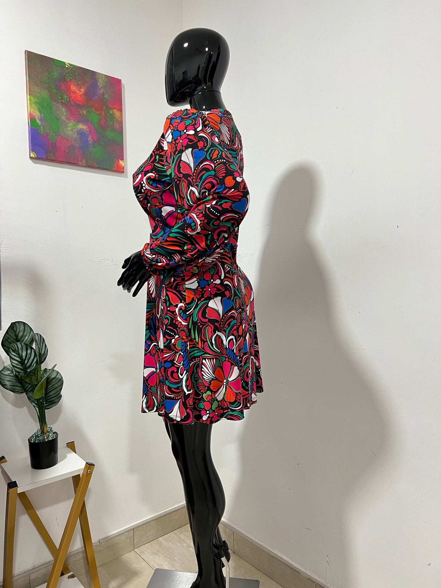 ET VOUS - Size 12 multicoloured dress