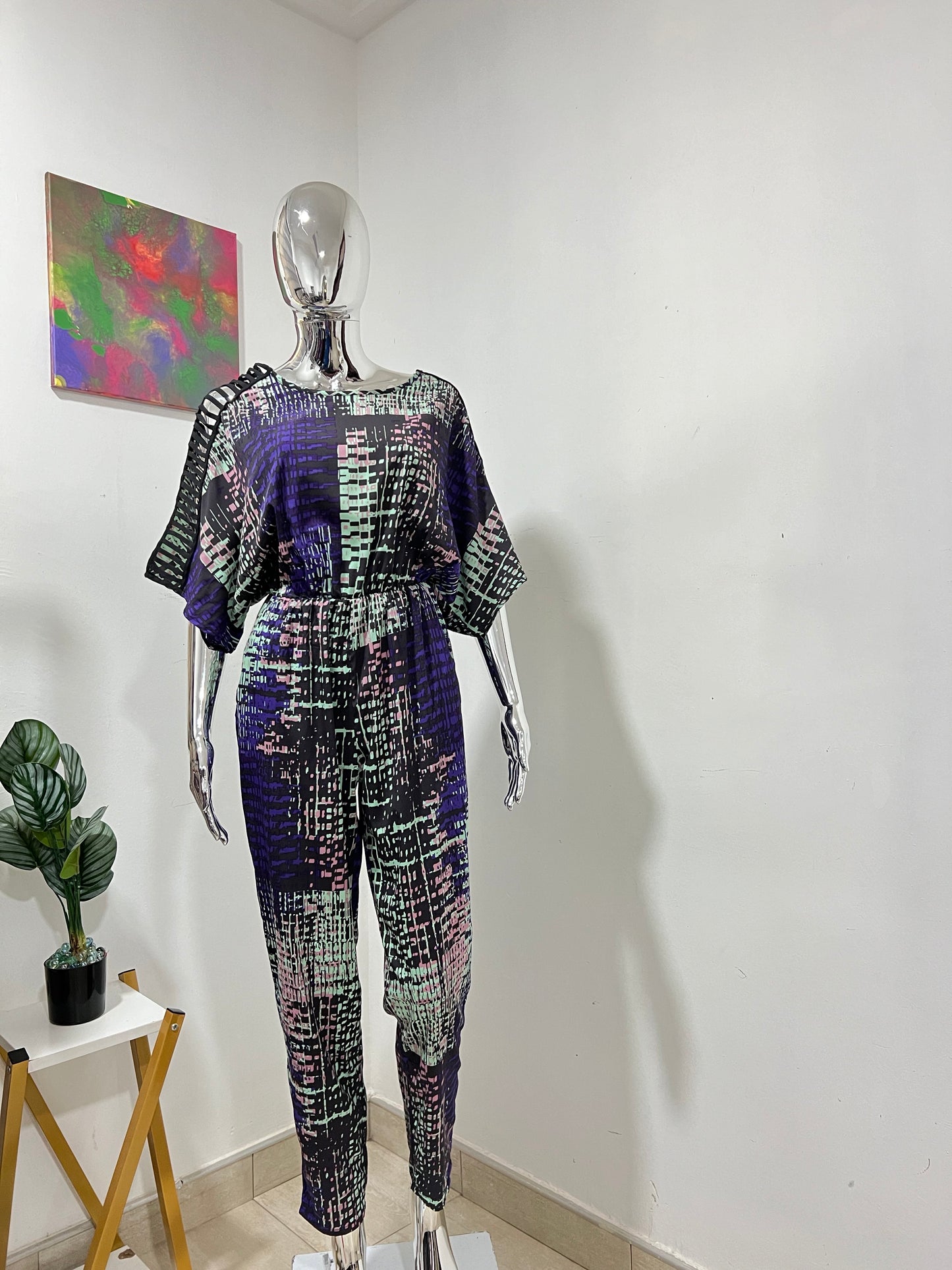 GODDIVA - Size 10 pattern print jumpsuit