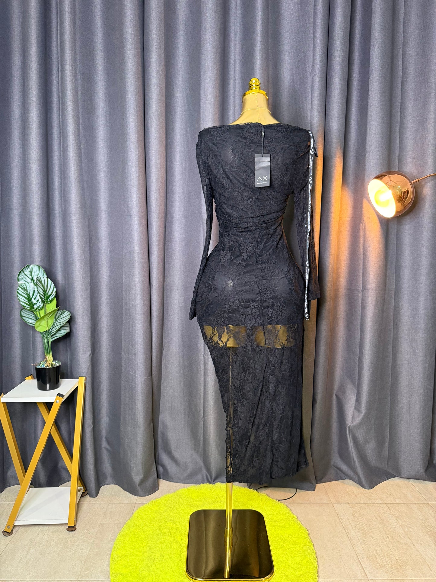 AX PARIS Size 12 black dress